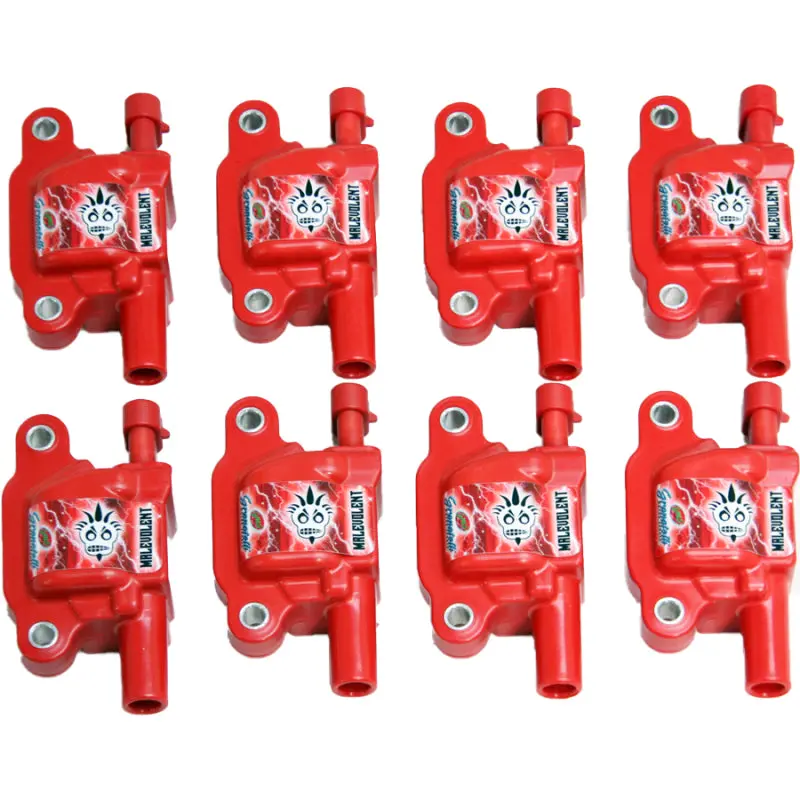 Granatelli 05-17 Gm Ls Ls1/Ls2/Ls3/Ls4/Ls5/Ls6/Ls7/Ls9/Lsa Malevolent Coil Packs - Red (Set Of 8) 1