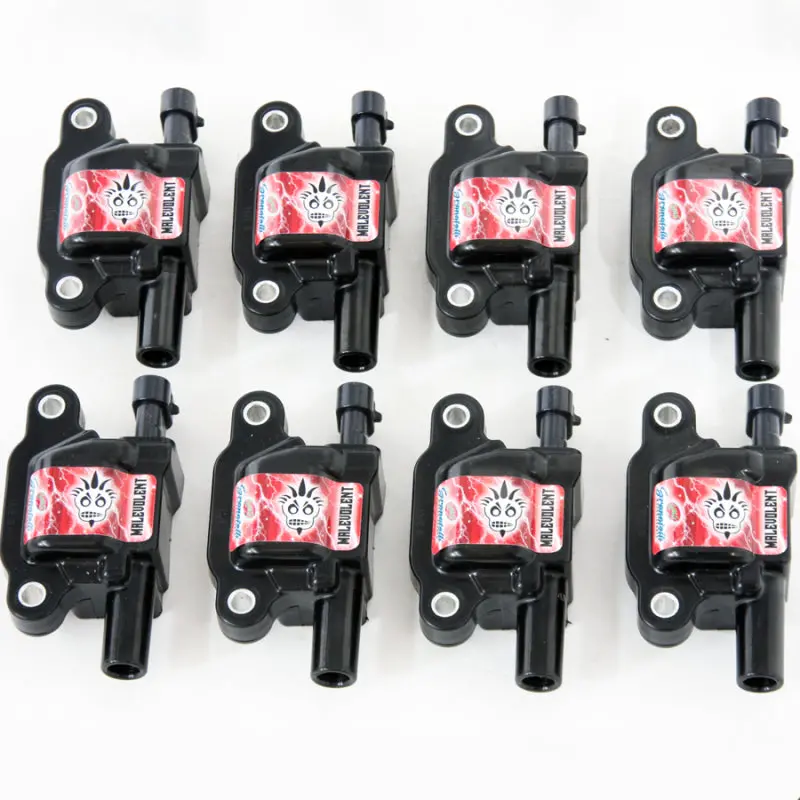 Granatelli 14-23 Gm Lt Malevolent Coil Packs - Black (Set Of 8 ) 1