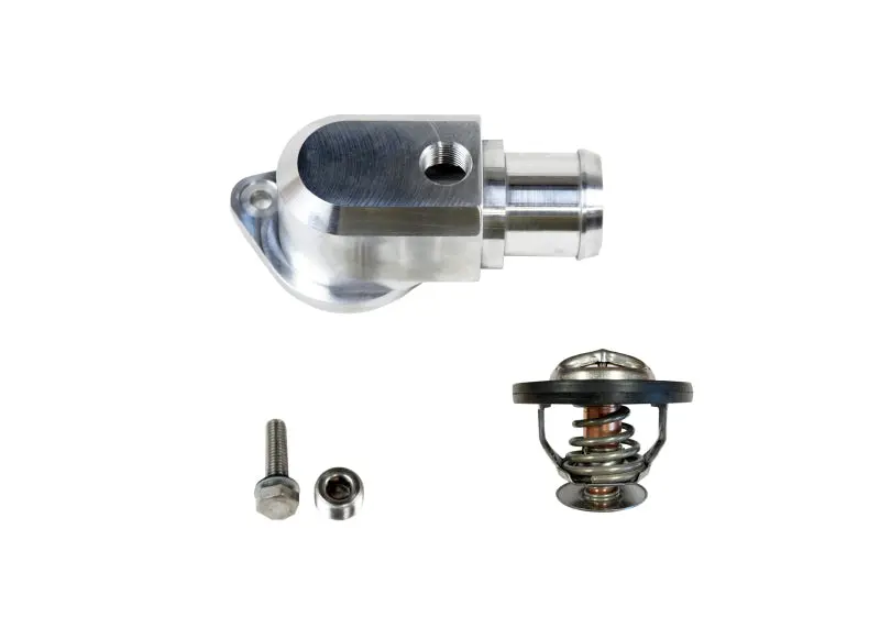 Granatelli 18-19 Jeep Trackhawk Billet Thermostat Housing W/180 Deg Thermostat 1