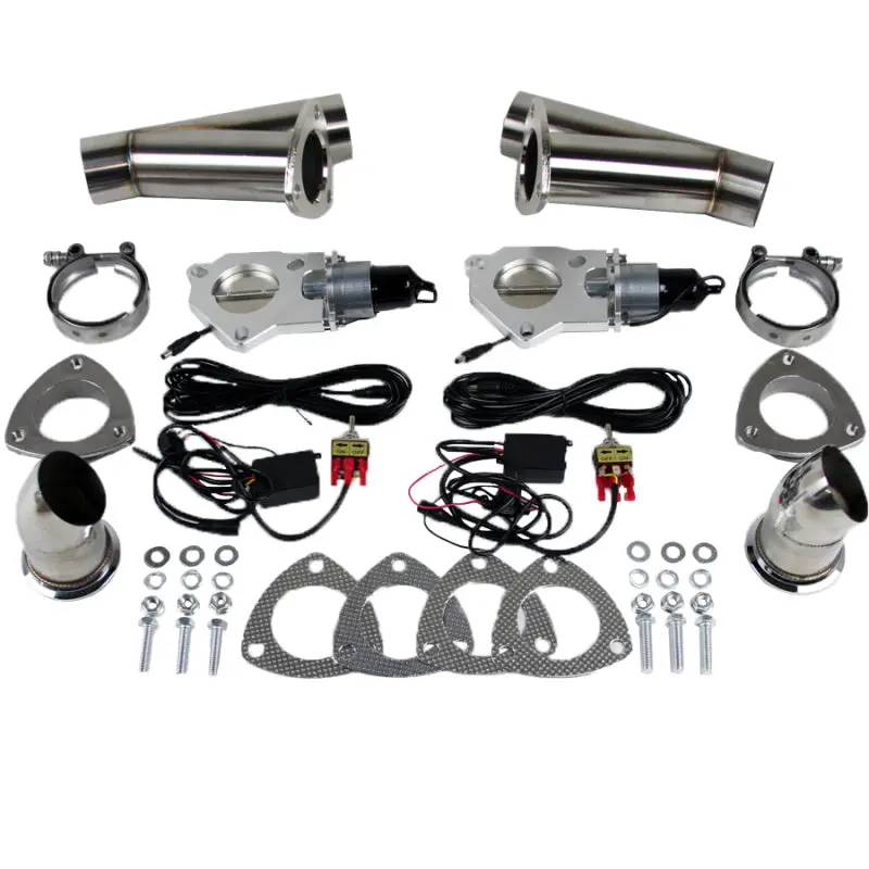 Granatelli 3.0In Stainless Steel Electronic Dual Exhaust Cutout 1