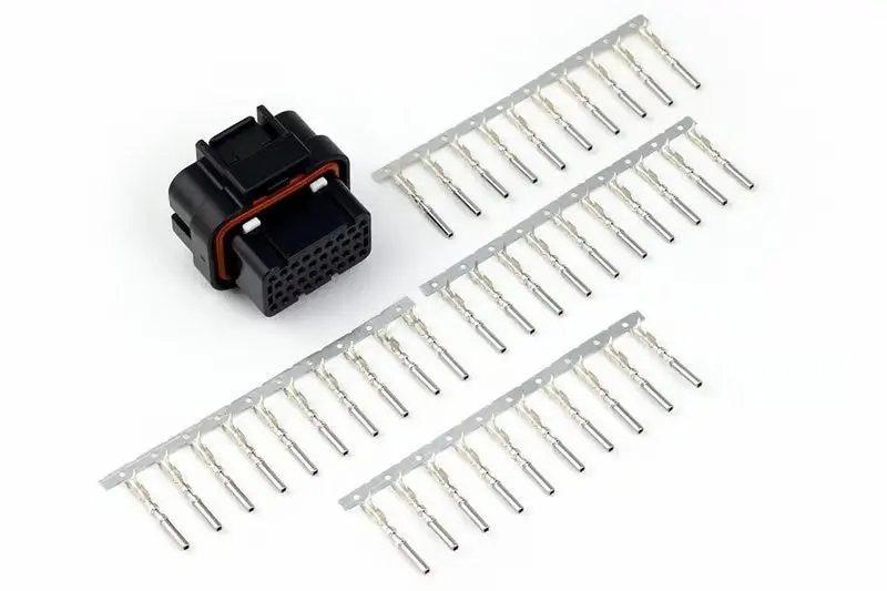 Haltech Amp 34 Pin Key 2 4 Row Superseal Connector Plug & Pins 1