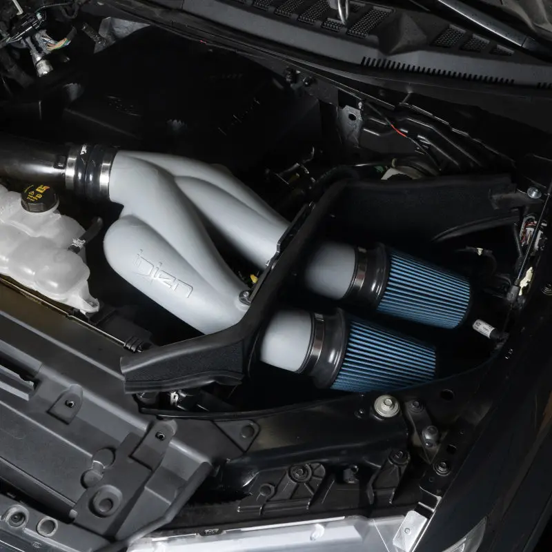 Injen 15-25 Ford F150 / 18-24 Ford Expedition Cement Grey Power-Flow Air Intake System 2