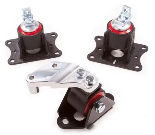 Innovative 04-08 Acura Tsx K-Series Black Steel Mounts 85A Bushings 1