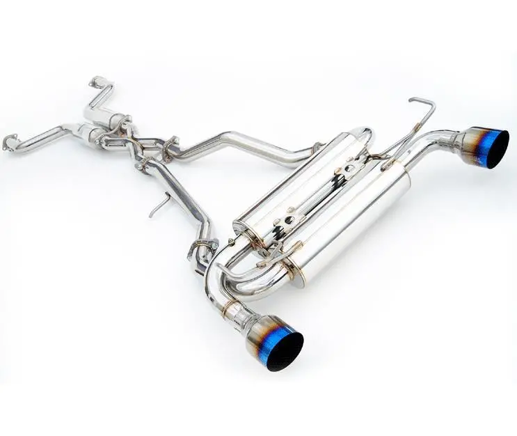 Invidia 03-06 Infiniti G35 Coupe Gemini Rolled Stainless Steel Tip Cat-Back Exhaust 1