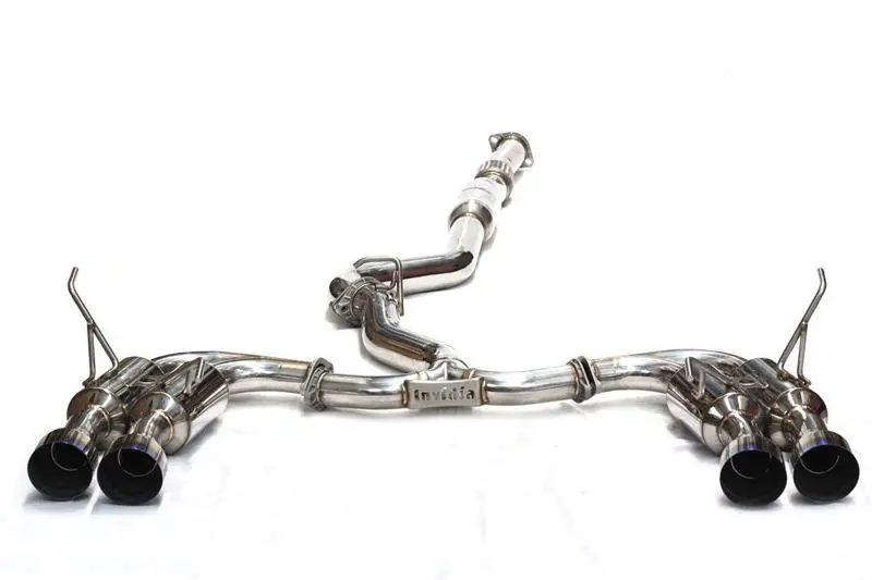 Invidia 2017 Honda Civic Type-R Gemini/R400 Full 76Mm Exhaust W/Front Pipe And Titanium Tips 1