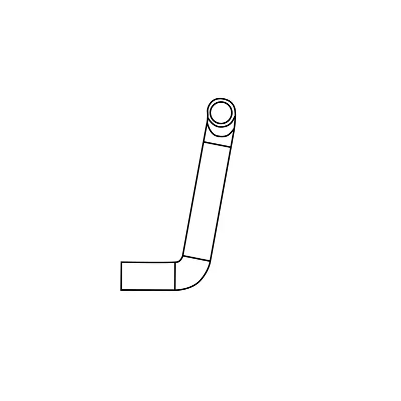 Isuzu Lower Radiator Hose 1