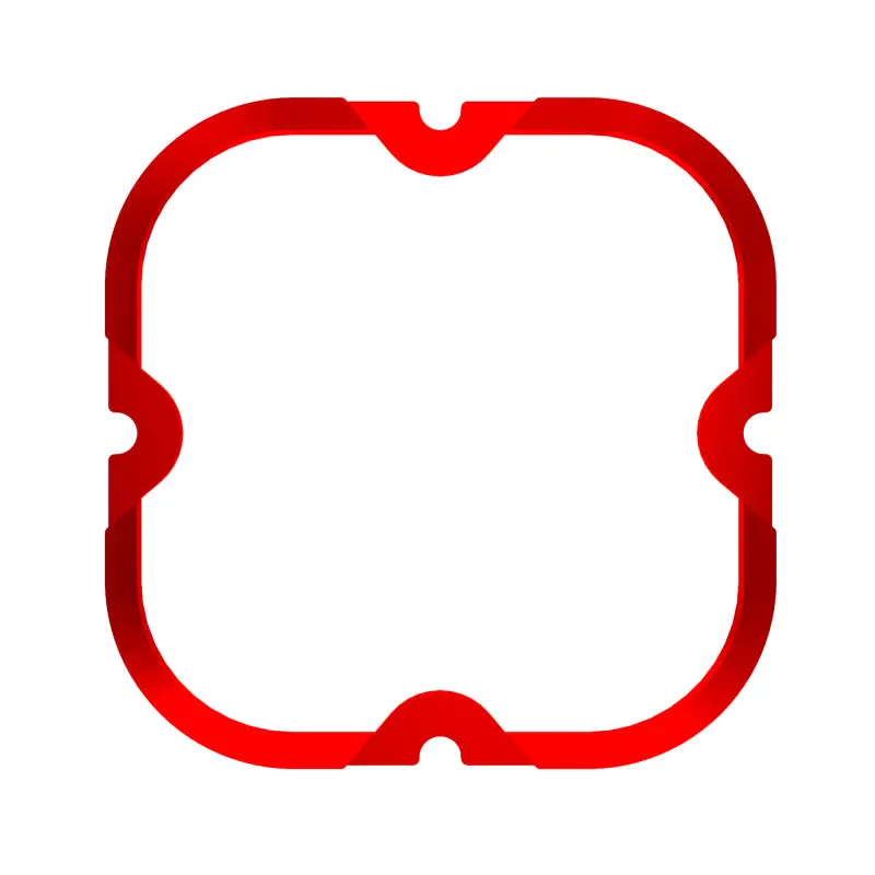 Kc Hilites Flex Era 4 Color Bezel Ring Red (Ea) 1