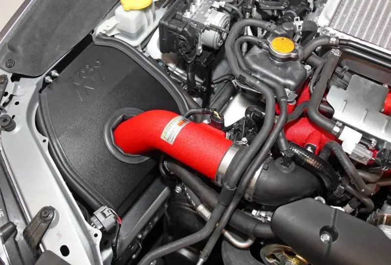 K&N 2015 Subaru Wrx-Sti 2.5L H4 Red Typhoon Short Ram Intake 2