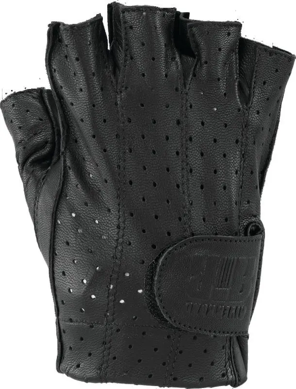 Kuryakyn Leather By River Road Tucson Shorty Gloves Black - Large 1