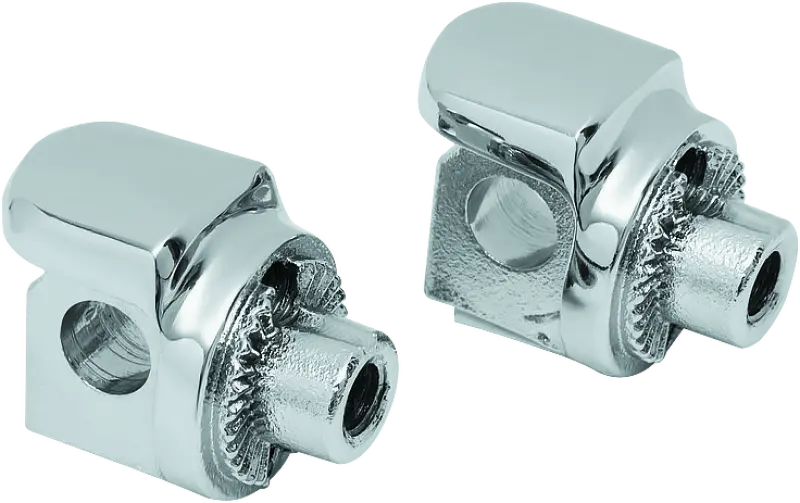 Kuryakyn Non-Pivot Splined Peg Adapter Harley-Davidson Models Chrome 1