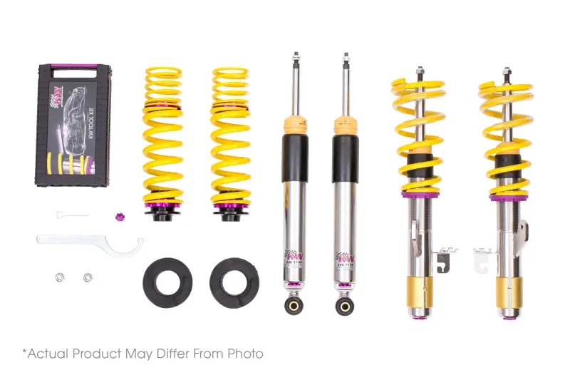 Kw Coilover Kit V3 Honda Civic; Coupe Hatchback Sedan W/ Rear Lower Fork Mounts 1