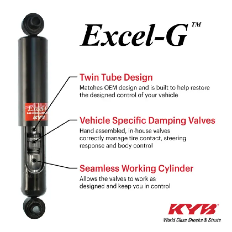 Kyb 16-21 Hyundai Tucson (Exc. Fuel Cell) / 20-22 Kia Sportage Excel-G Gas Strut - Front Right 1