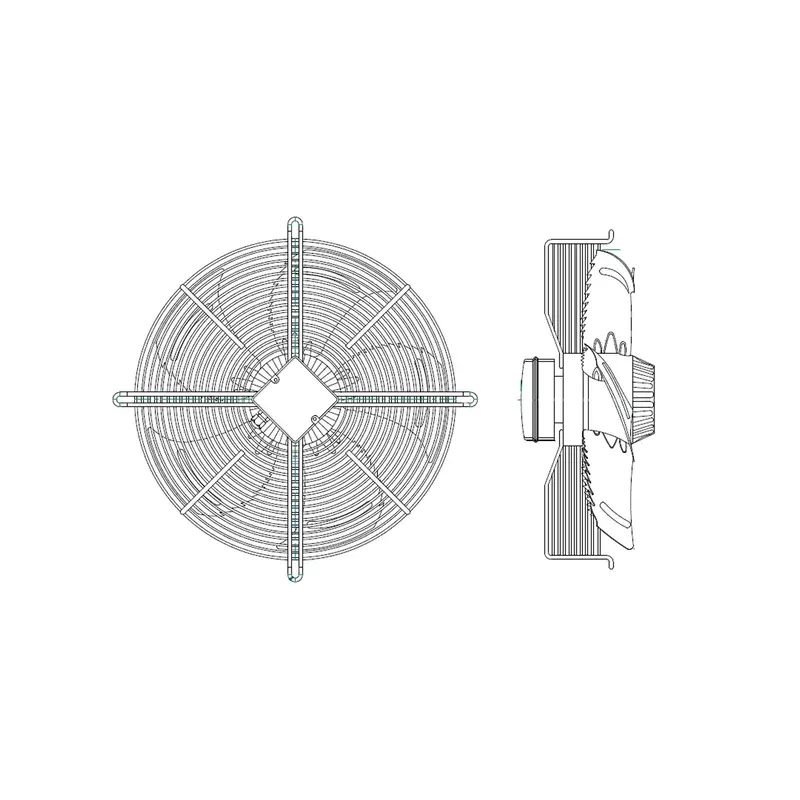 Large Electric Pusher Fan With Capacitor 1