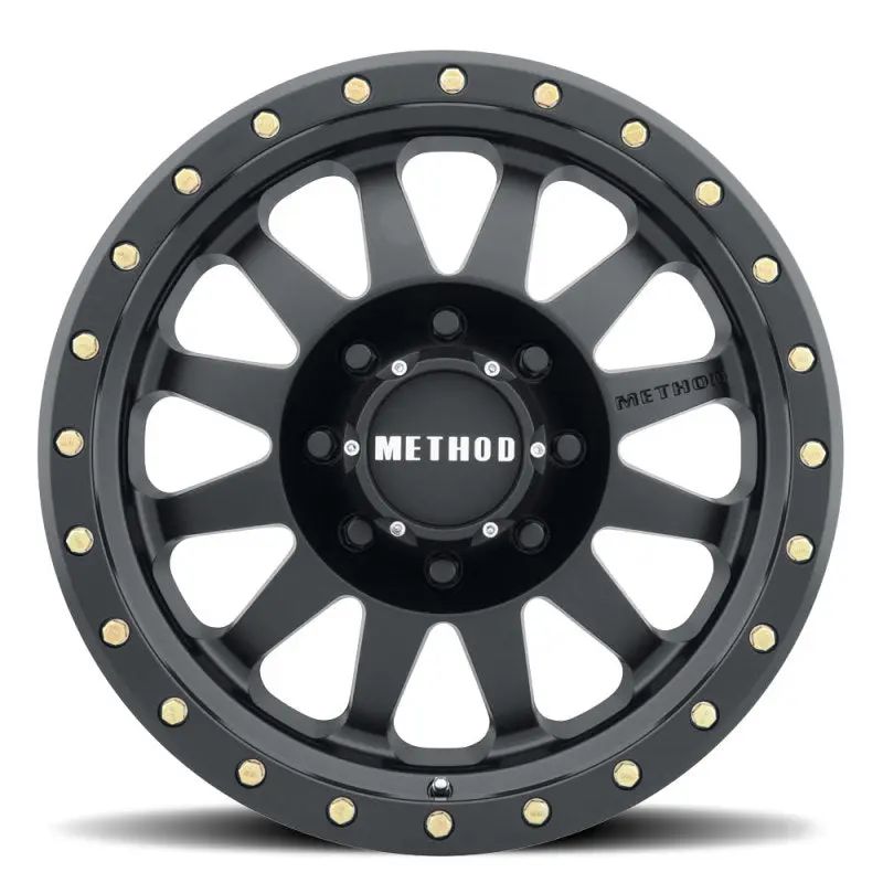 Method Mr304 Double Standard 17X8.5 0Mm Offset 8X6.5 130.81Mm Cb Matte Black Wheel 2