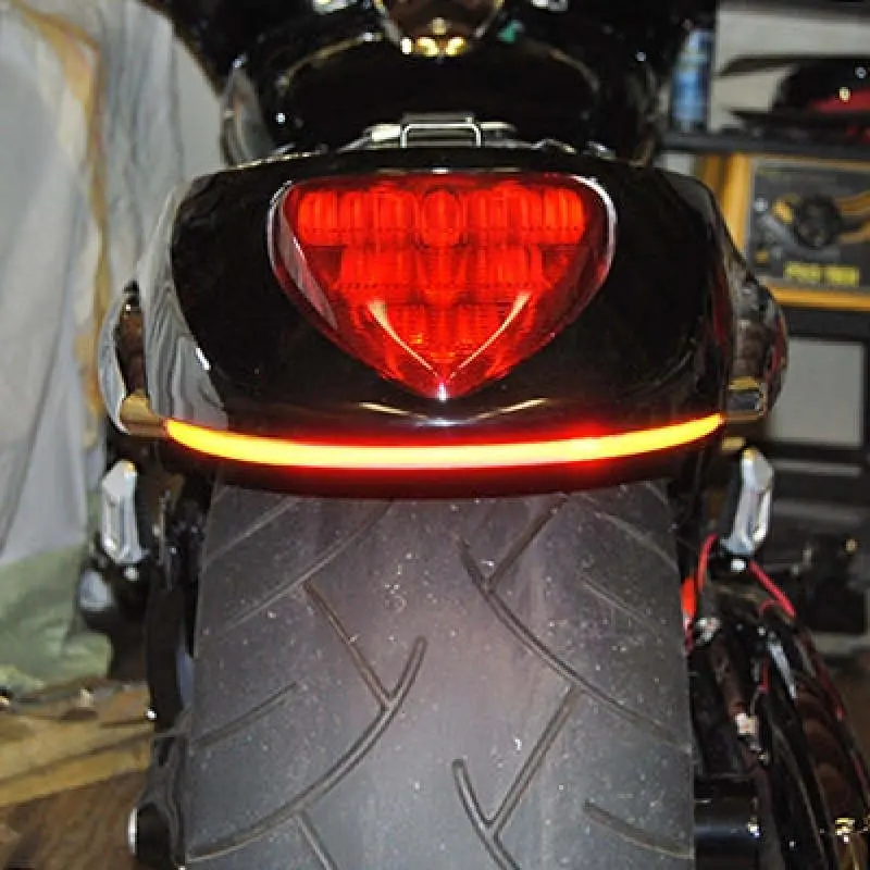 New Rage Cycles 06+ Suzuki M109r Rear Turn Signals W/Load Eq - Amber/Red 1