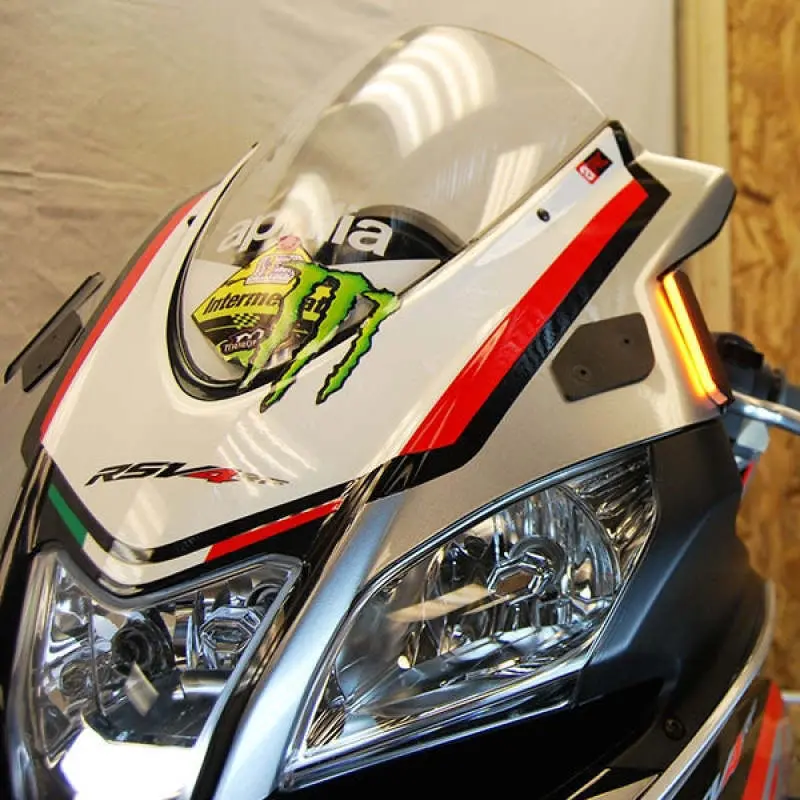 New Rage Cycles 09-20 Aprilia Rsv4 Mirror Block Off Plates 1