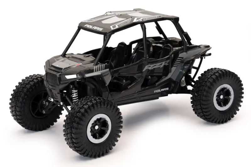 New Ray Toys Polaris Rzr Xp 4 Turbo Rock Crawler (Titanium Metallic) Scale - 1:18 1