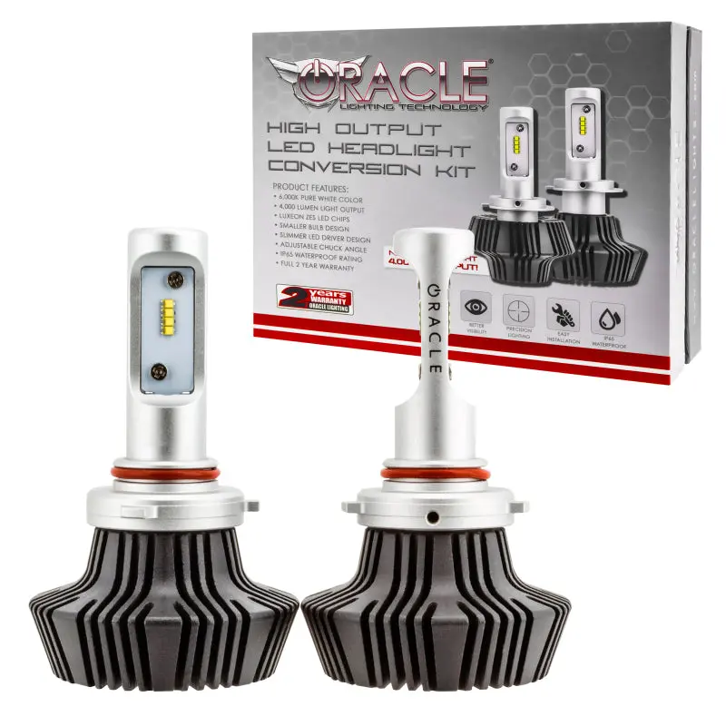 Oracle 9005 4000 Lumen Led Headlight Bulbs (Pair) - 6000K 1