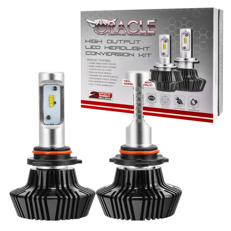 Oracle 9006 4000 Lumen Led Headlight Bulbs (Pair) - 6000K 1