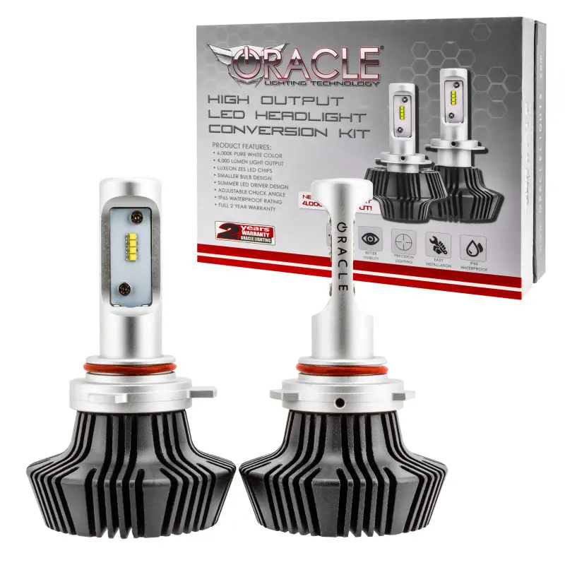 Oracle 9012 4000 Lumen Led Headlight Bulbs (Pair) - 6000K 1