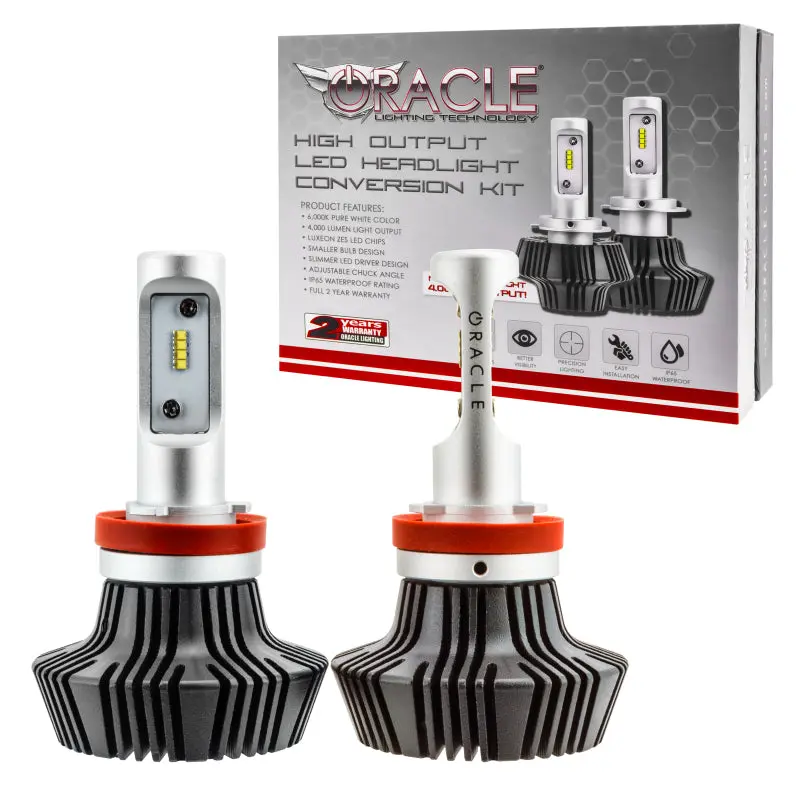 Oracle H11 4000 Lumen Led Headlight Bulbs (Pair) - 6000K 1