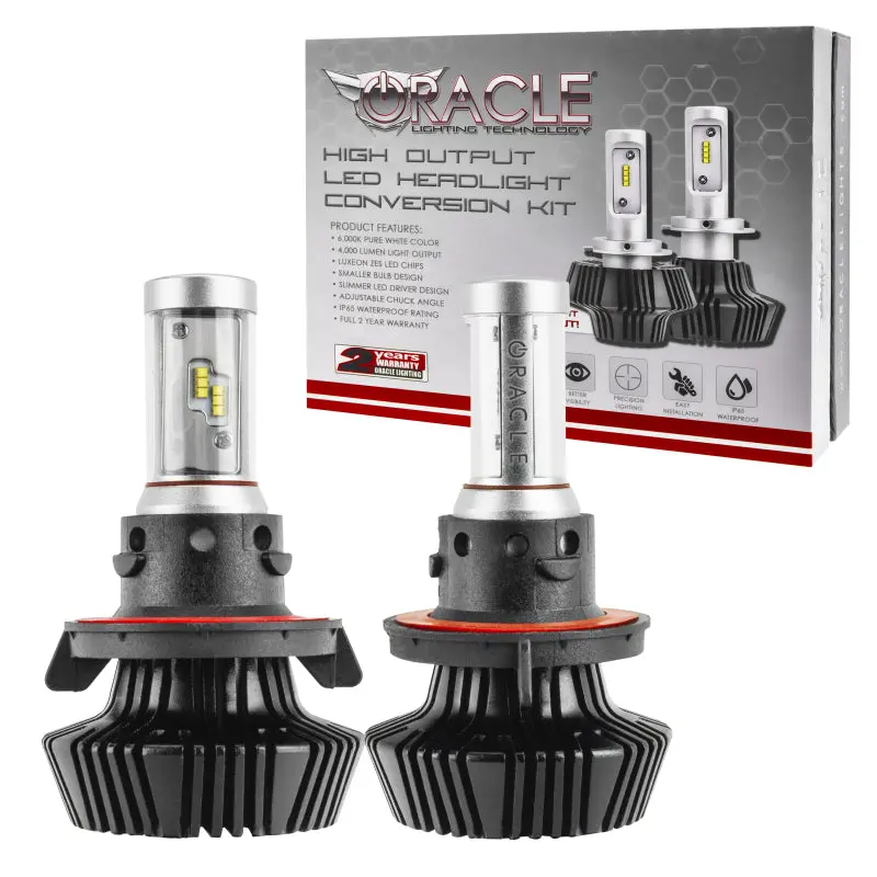 Oracle H13 4000 Lumen Led Headlight Bulbs (Pair) - 6000K 1