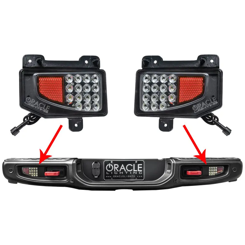 Oracle Jeep Gladiator Jt Rear Bumper Led Reverse Lights W/ Plug & Play Harness - 6000K 2