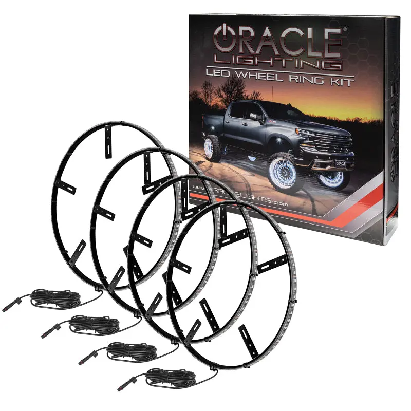 Oracle Led Illuminated Wheel Rings - Colorshift No Remote - Colorshift No Remote 1