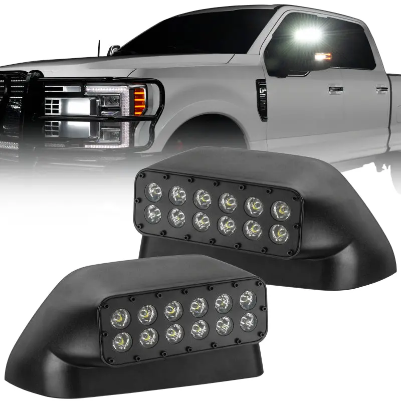 Oracle Lighting 17-22 Ford Super Duty Led Off-Road Side Mirror Ditch Lights 1