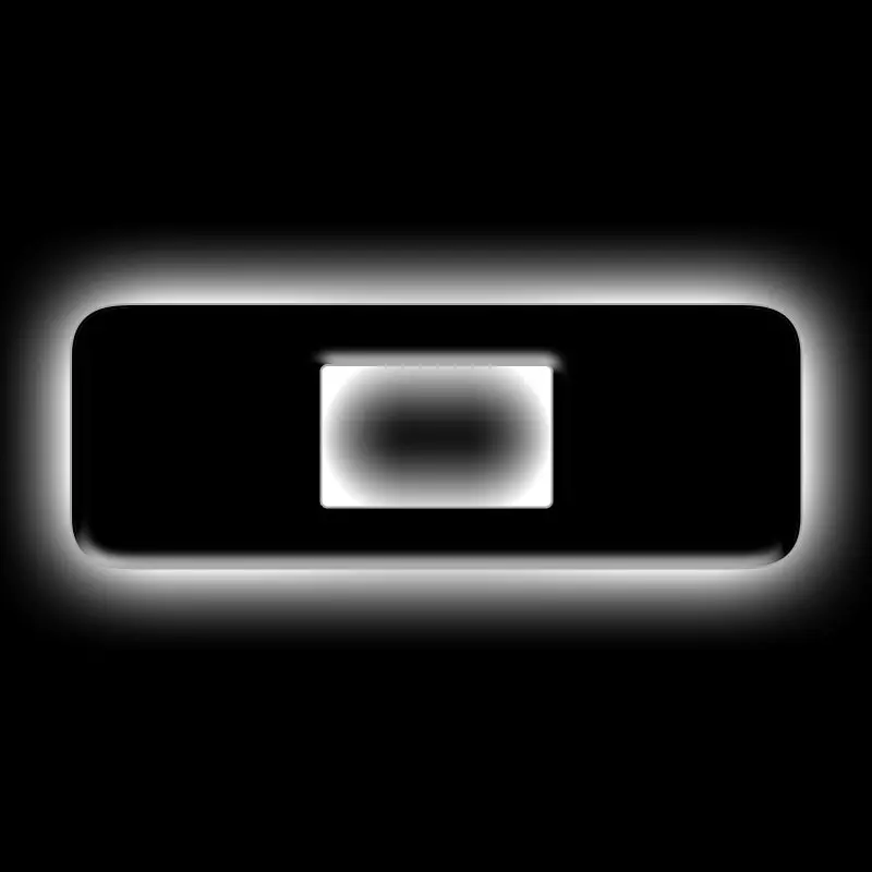 Oracle Lighting Universal Illuminated Led Letter Badges - Matte Blk Surface Finish - O 1
