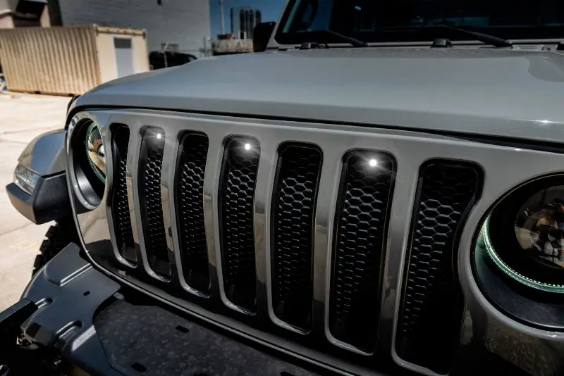 Oracle Pre-Runner Style Led Grille Kit For Jeep Wrangler Jl - White 1