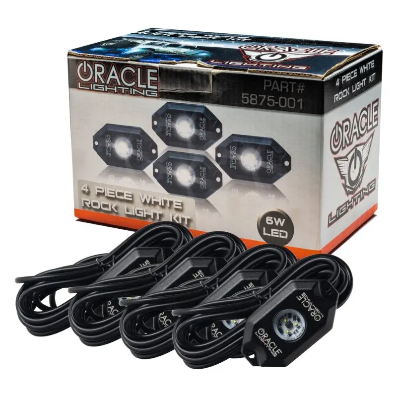 Oracle Underbody Wheel Well Rock Light Kit - White (4Pcs) - 5000K 1