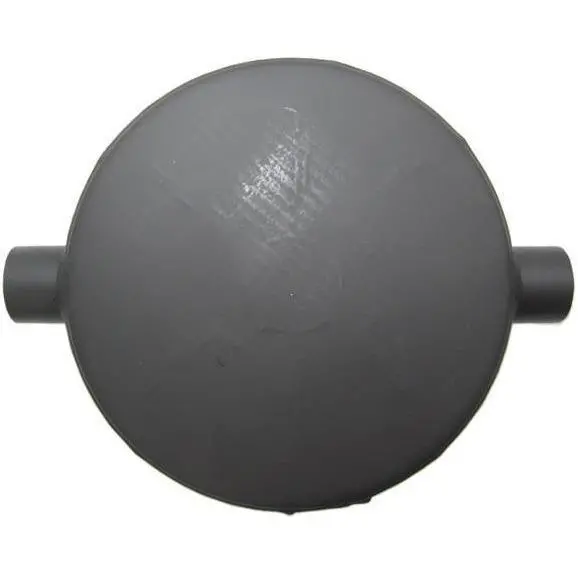 Pancake Style Muffler - Side In/Side Out 1