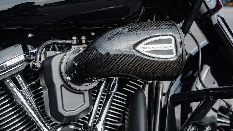 Performance Machine 23-Up Cvo, 2024 Touring C4 Series Air Cleaner - Carbon Fiber/Black Ops 2