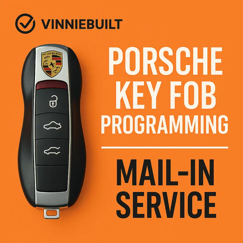 Porsche Key Fob + Programming Service 1