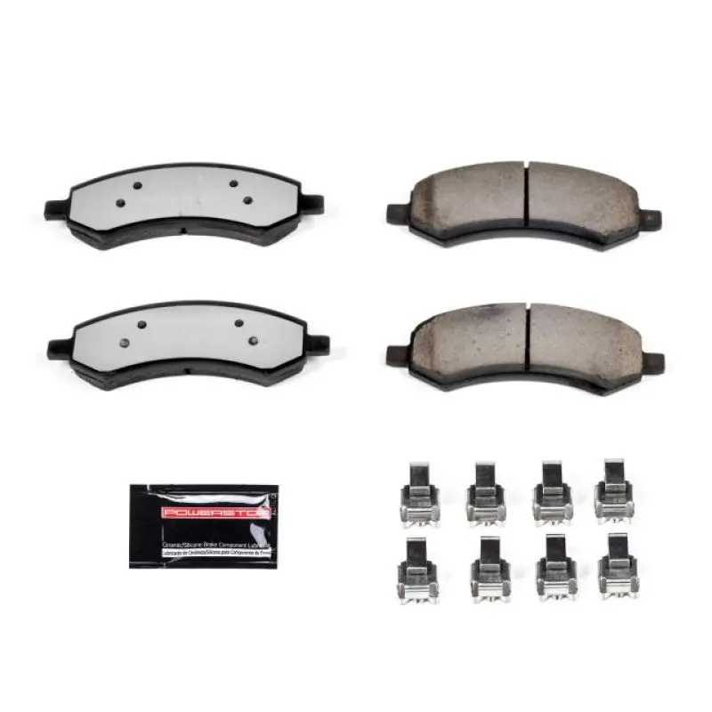 Power Stop 07-09 Chrysler Aspen Front Z36 Truck & Tow Brake Pads W/Hardware 2
