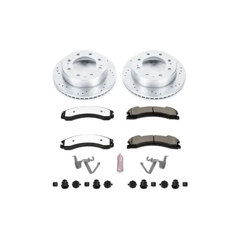 Power Stop 12-20 Gmc Sierra 3500 Hd Front Z36 Truck & Tow Brake Kit 1