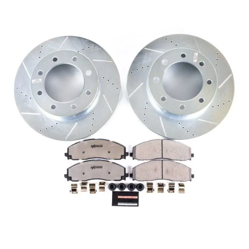 Power Stop 13-16 Ford F-450 Super Duty Front Z36 Truck & Tow Brake Kit 1