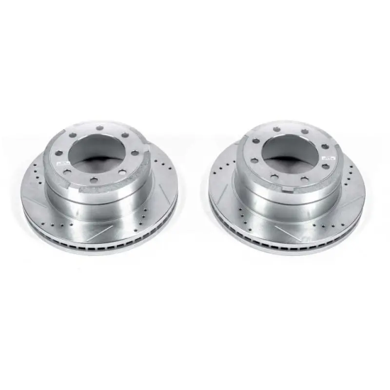 Power Stop 13-22 Ford F-350 Super Duty Rear Drilled & Slotted Rotor - Pair 1
