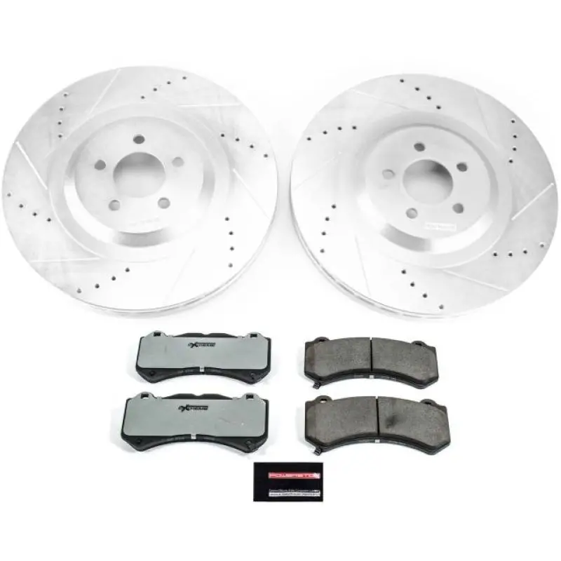 Power Stop 15-20 Dodge Charger Front Z26 Street Brake Kit 1