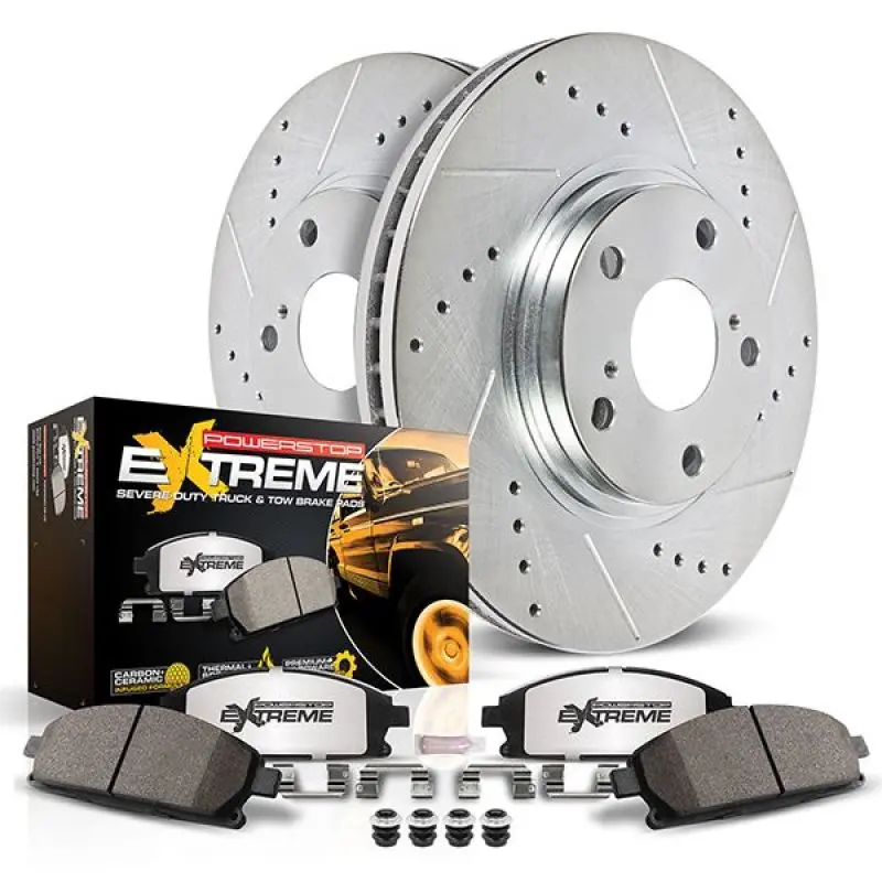 Power Stop 2020 Gmc Sierra 2500 Hd Rear Z36 Truck & Tow Brake Kit 1