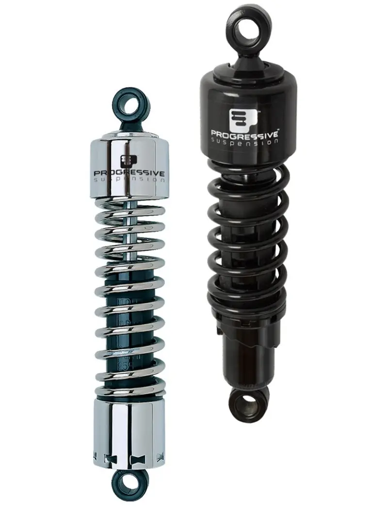 Progressive Cruiser 412 Series Shocks 11.0In - Chrome 1
