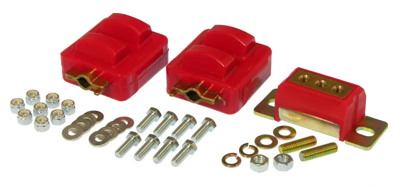 Prothane Gm Motor & Trans Mount Kit - Red 1