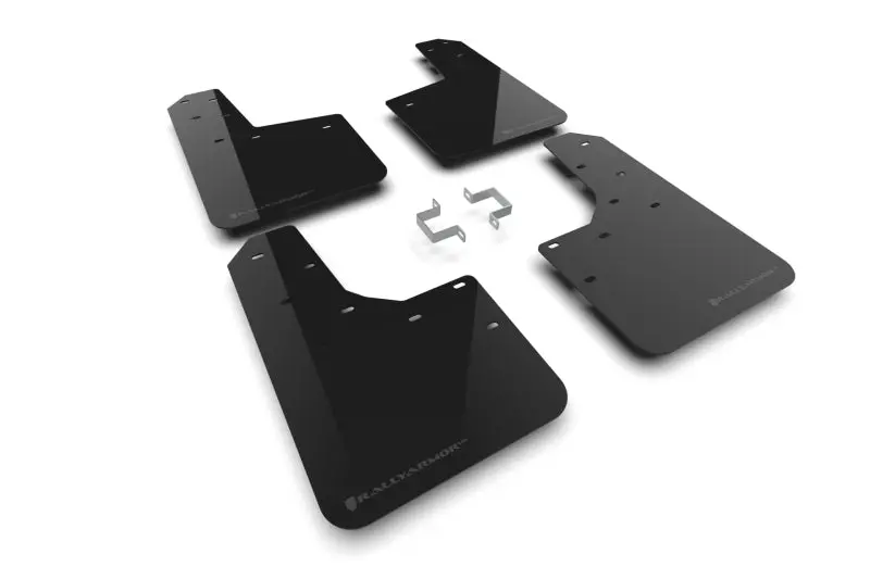 Rally Armor 23-25 Ford Ranger Raptor Black Ur Mud Flap Grey Logo 1