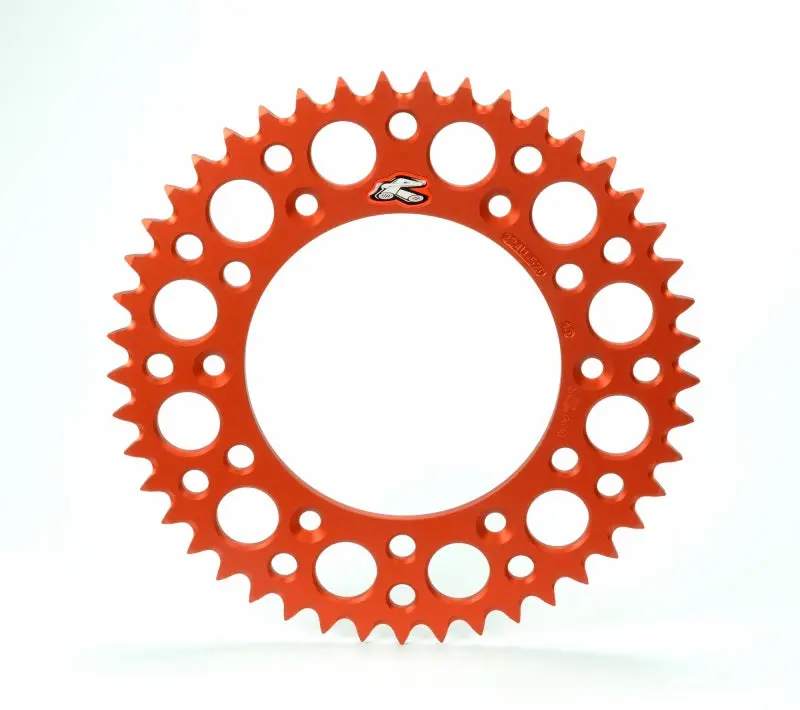 Renthal 18-24 Ktm 85 Sx Rear Grooved Sprocket - Orange 428-50P Teeth 1