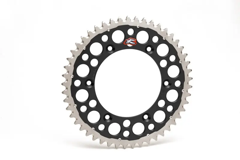 Renthal 99-05 Yam Yz125/G-250F/ Yz400-450/ 88-89 Honda Xr 250R Rear Twinring - Black 520-48P Teeth 1