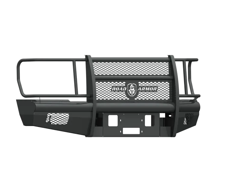 Road Armor 08-10 Ford F-250 Vaquero Front Non-Winch Plate (Plate Only - No Bumper) - Tex Blk 1