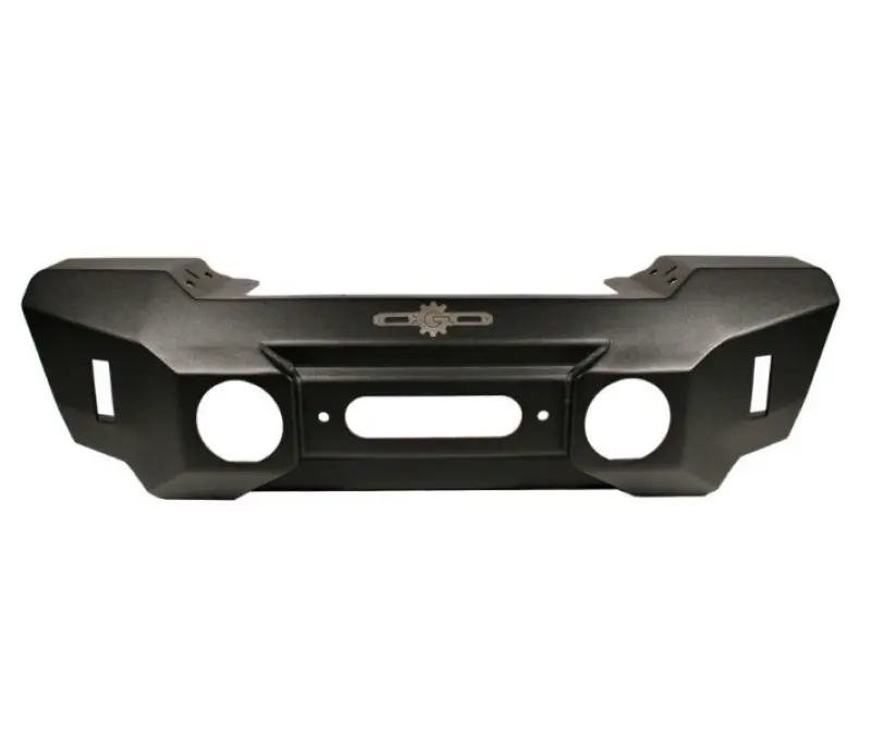 Rock Slide 07-18 Jeep Wrangler Jk Big Sky Aluminum Stubby Front Bumper W/ Winch Plate 1