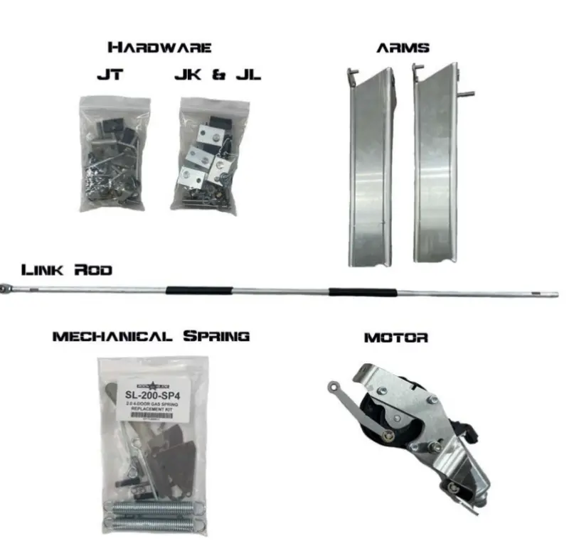 Rock Slide Rebuild Kit For Gen2 Step Sliders - Jk 2.0 4D Drvr 1