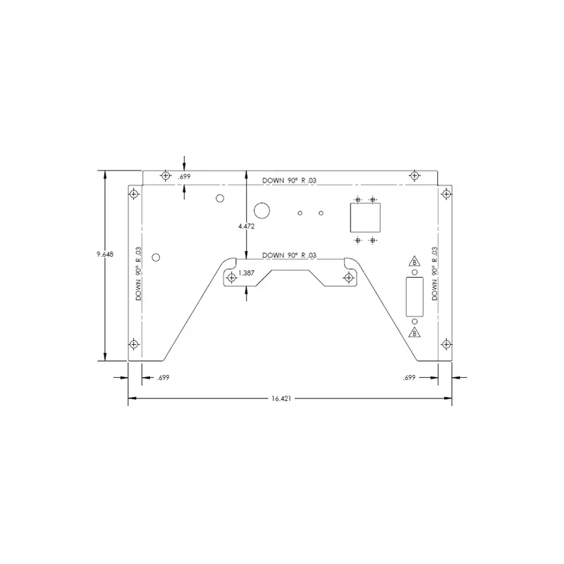 S-1506 - Back Panel For Control Box 1